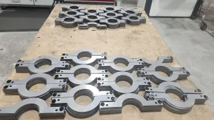 GBM Laser Cutting Services owner on site at a customer facility